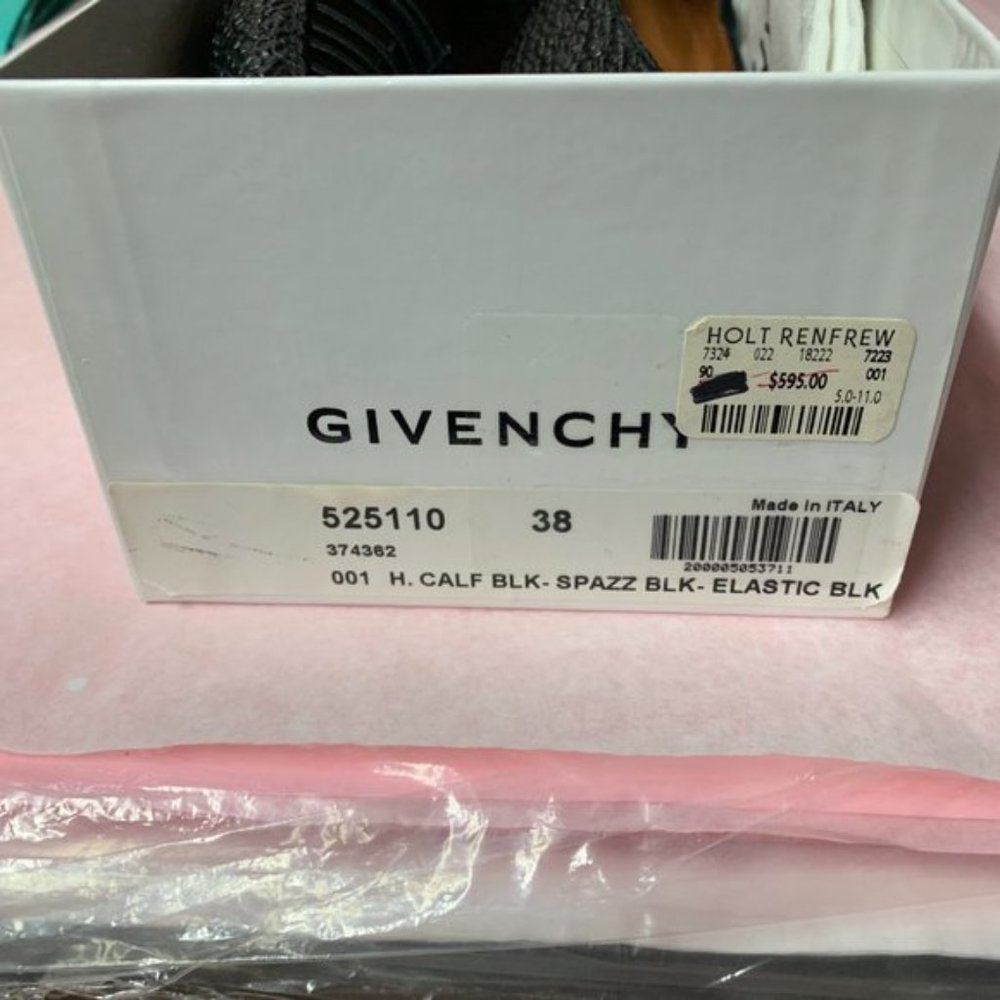 Givenchy Leather  Black Flats - Picture 8 of 8